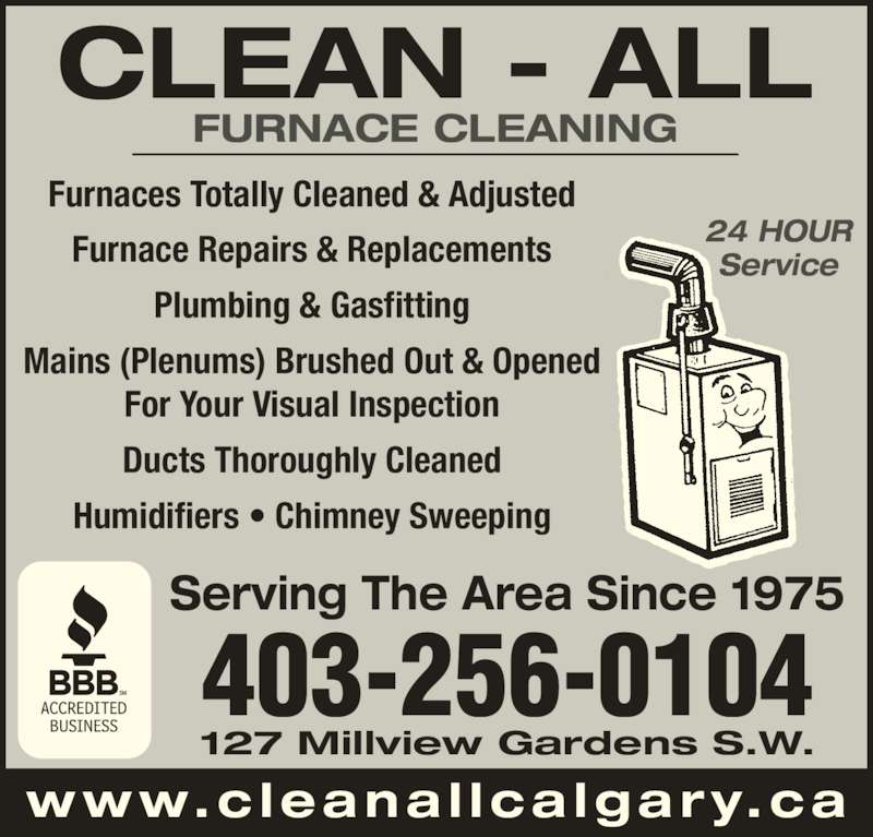 CleanAll Opening Hours 127 Millview Gdns SW, Calgary, AB