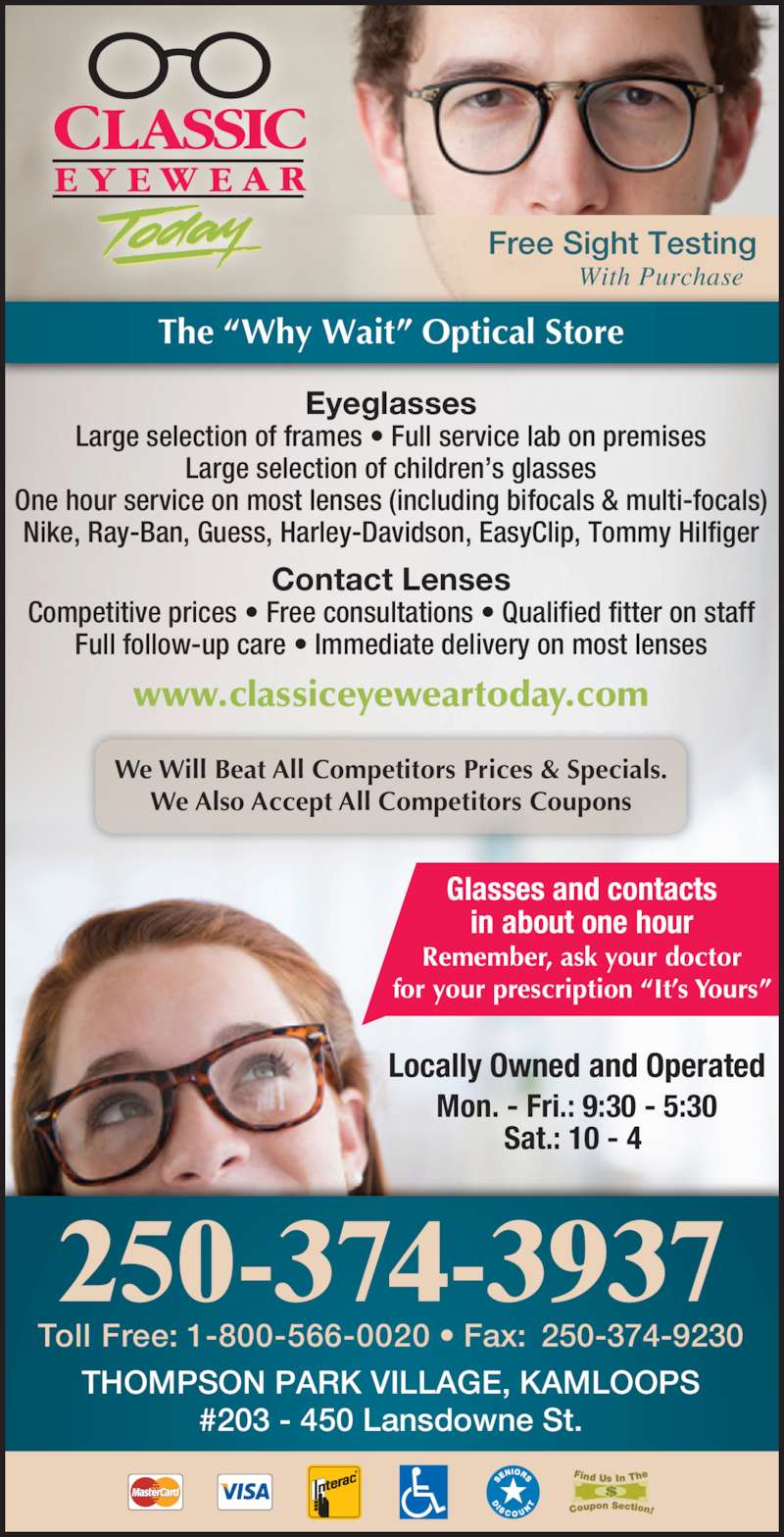 Coupons for eye exams for contacts