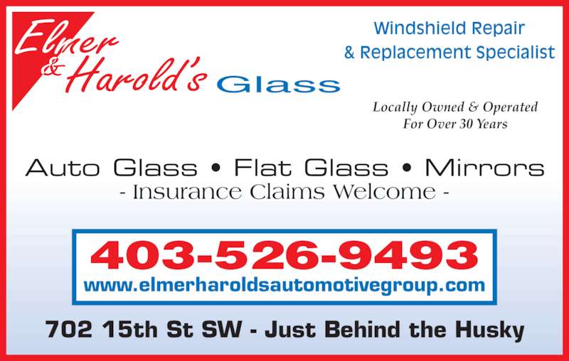 Elmer &amp; Harold�s Glass Opening Hours 702 15 St SW
