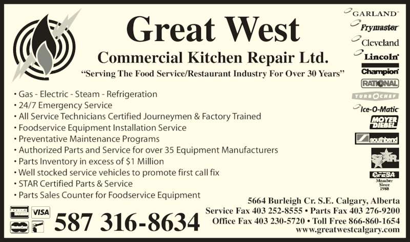 Great West Commercial Kitchen Repair Ltd Calgary Ab Great West Commercial Kitchen Repair Ltd Calgary Ab