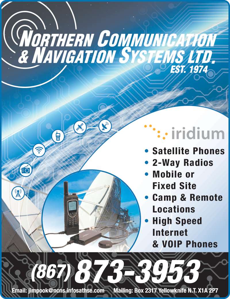 Northern Communication & Navigation Systems Ltd Opening Hours 11 Coronation Dr, Yellowknife, NT