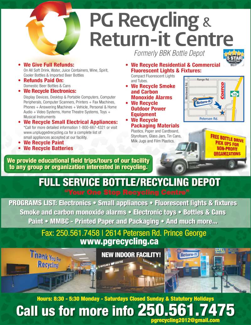 Prince Recycling & Returnit Centre Prince BC 2614