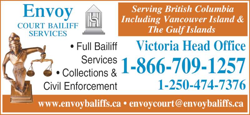 Envoy Court Bailiff Services Canpages