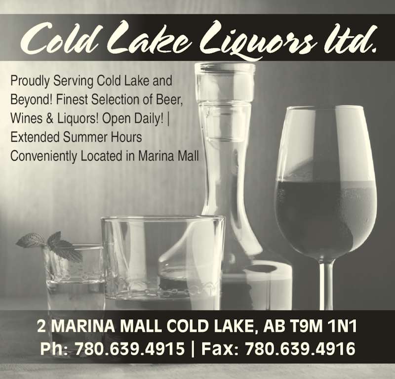 Cold Lake Liquors Ltd 2 Marina Mall, Cold Lake, AB