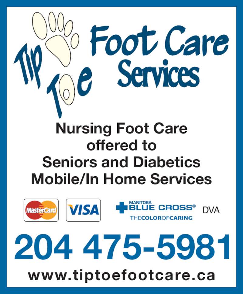 Tip Toe Foot Care Services 74 Burgundy Cres, Winnipeg, MB