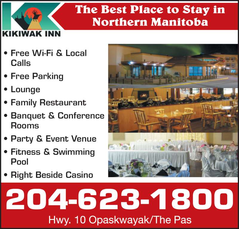 Kikiwak Inn Opaskwayak, MB Hwy 10 Canpages