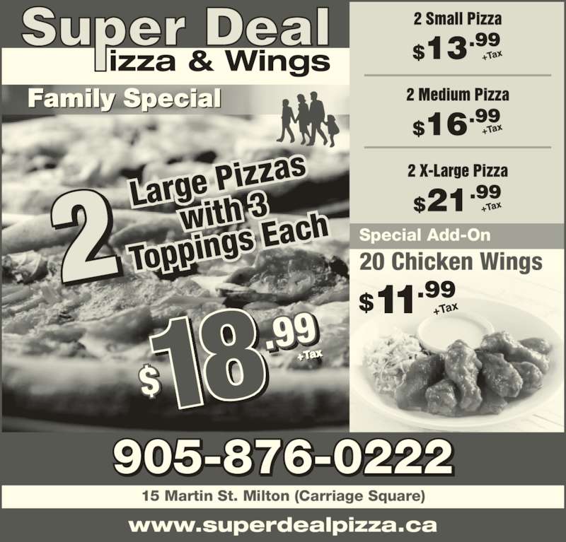 Best Pizza And Wings Deal Near Me Get More Anythink's