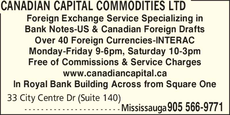 Foreign exchange hours