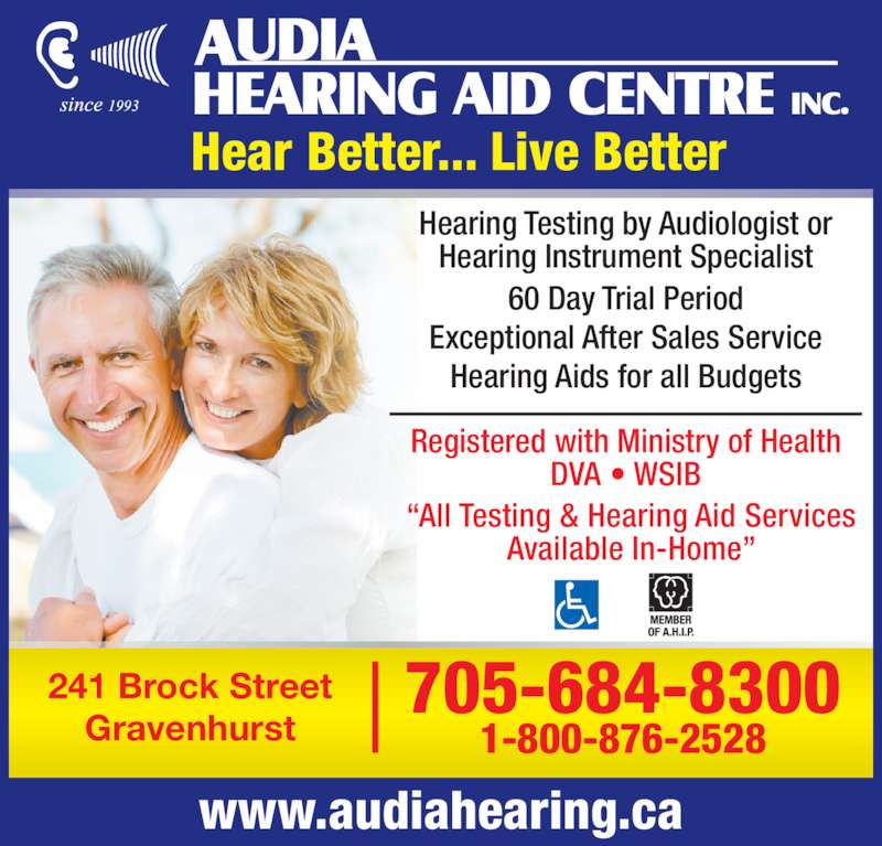Audia Hearing Aid Centre Inc Opening Hours 241 Brock St