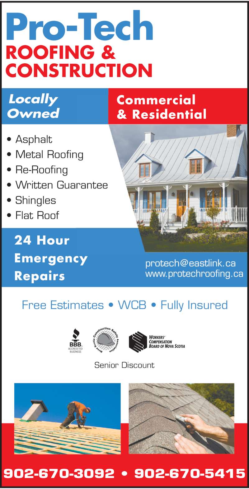 Protech Roofing & Construction Opening Hours 5314 Prospect Rd