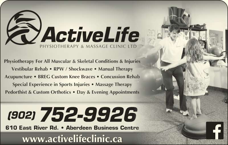 Active Life Physiotherapy & Massage Clinic Opening Hours 610 East