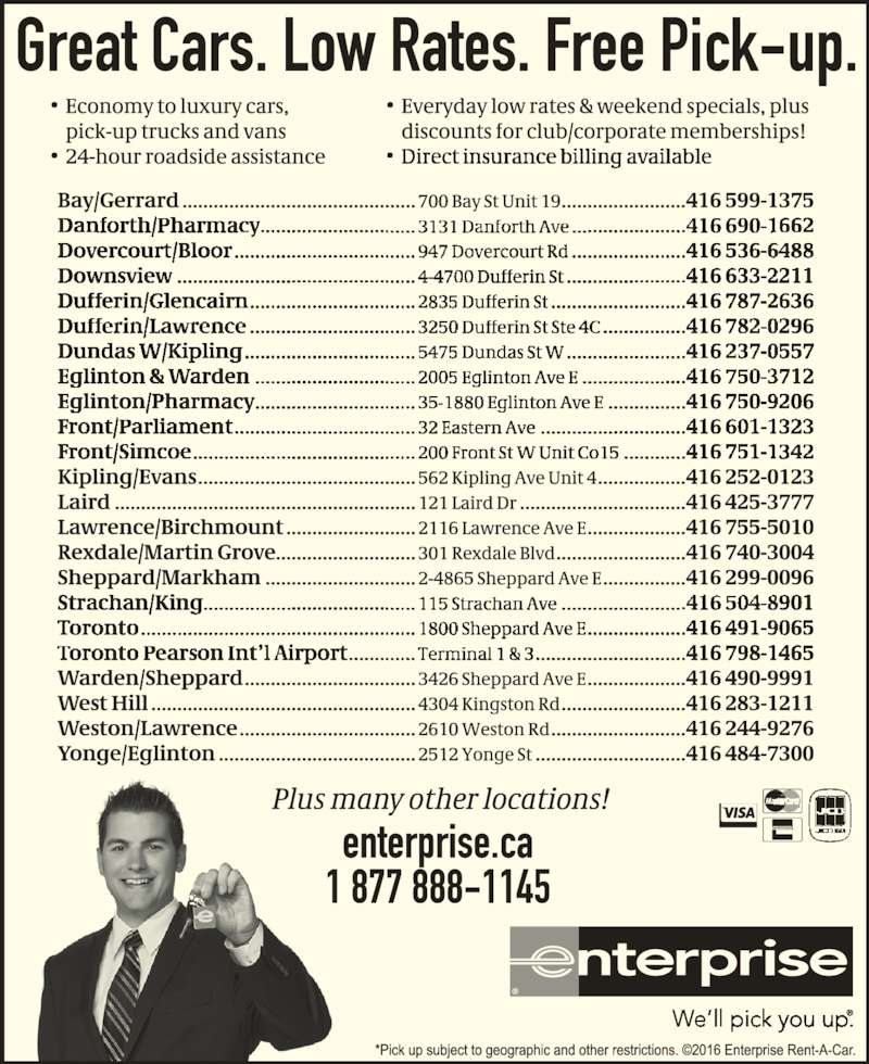 Enterprise Car Rental Mississauga Dixie Enterprise Car Rental Mississauga Dixie