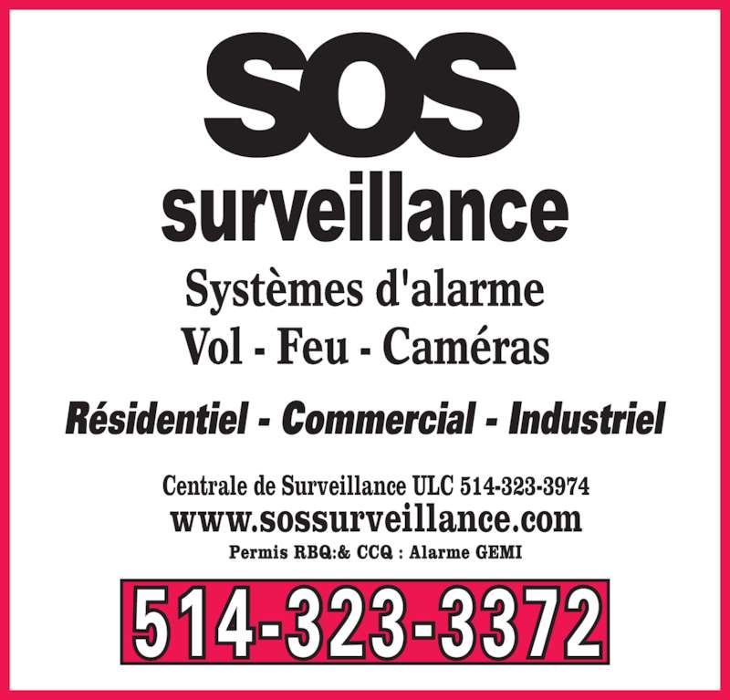 S O S Surveillance Inc