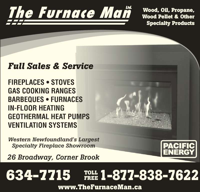The Furnace Man Ltd 26 Broadway, Corner Brook, NL