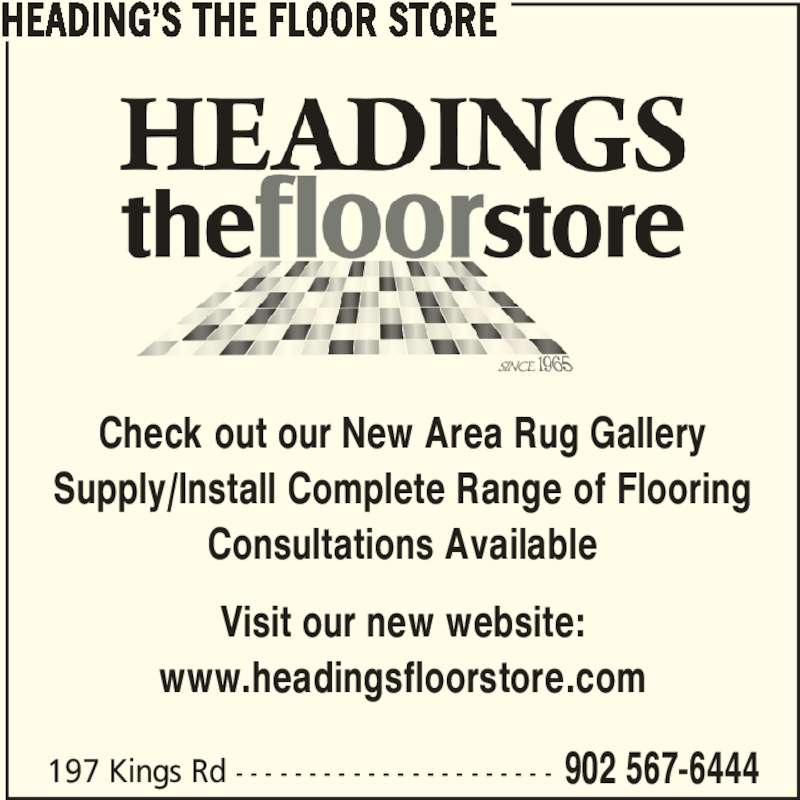 Heading's The Floor Store Sydney, NS 197 Kings Rd Canpages