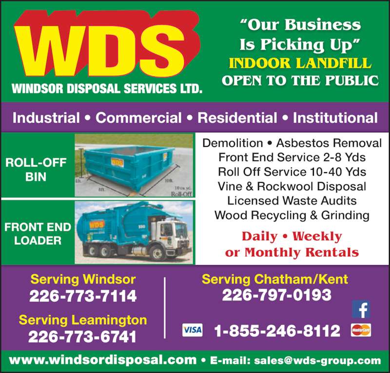 Windsor Disposal Services Ltd Windsor, ON 2700 Deziel Dr Canpages
