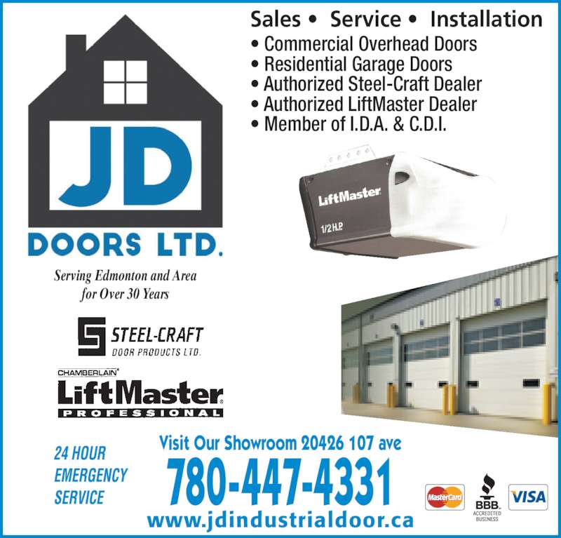 JD Doors Ltd Opening Hours 20426 107 Avenue NW, Edmonton, AB