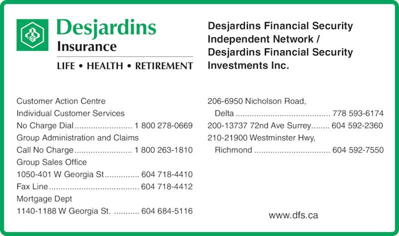Desjardins Insurance Opening Hours Desjardins Insurance Opening Hours