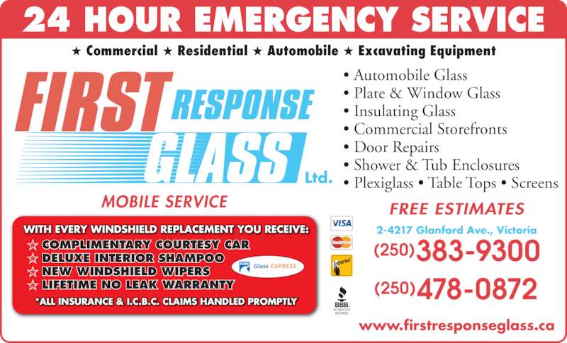 First Response Glass Ltd Victoria Bc First Response Glass Ltd Victoria Bc