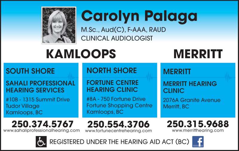 Sahali Professional Hearing Services Opening Hours 10B1315 Summit
