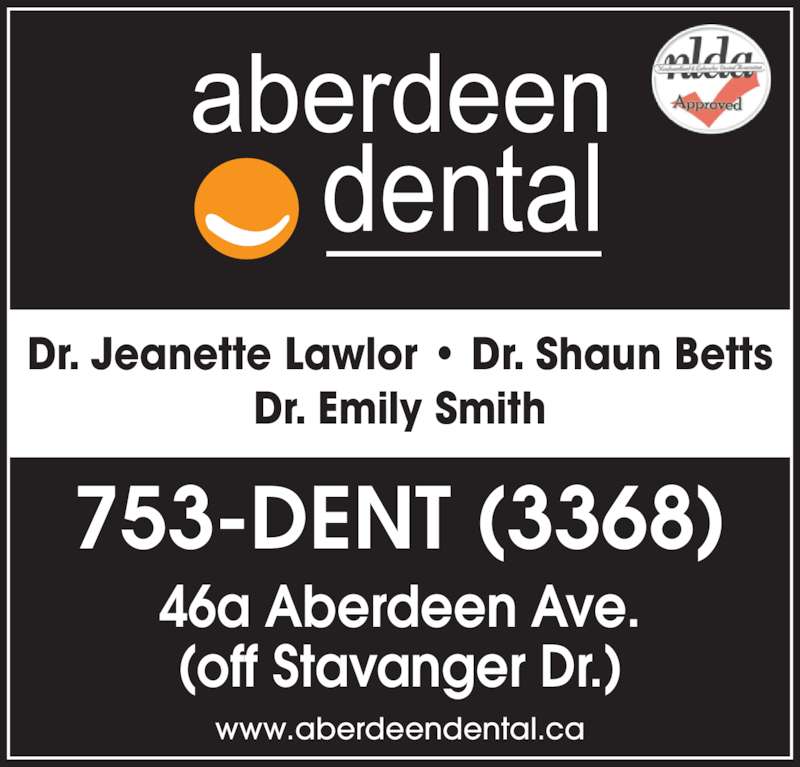 Aberdeen Dental Opening Hours 46 Aberdeen Ave, St John's, NL