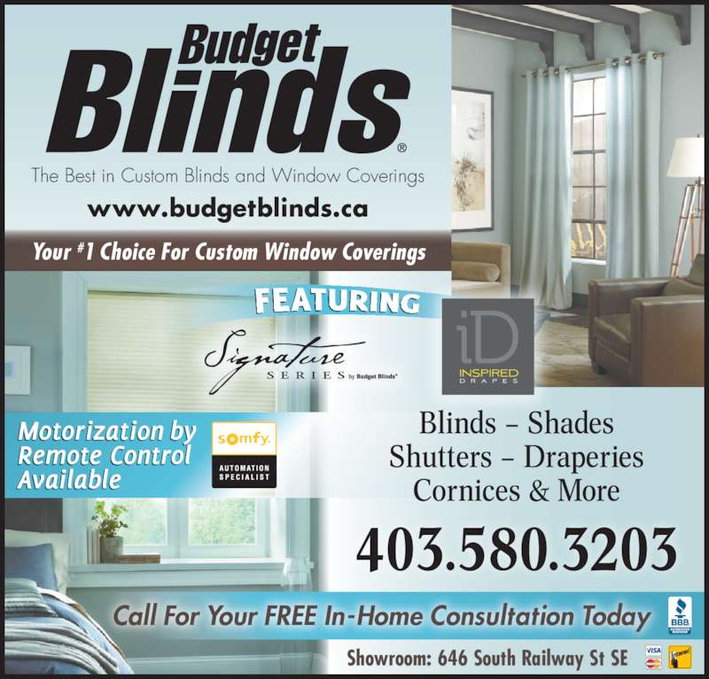 Budget Blinds Opening Hours 646 South Railway St SE, Medicine Hat, AB