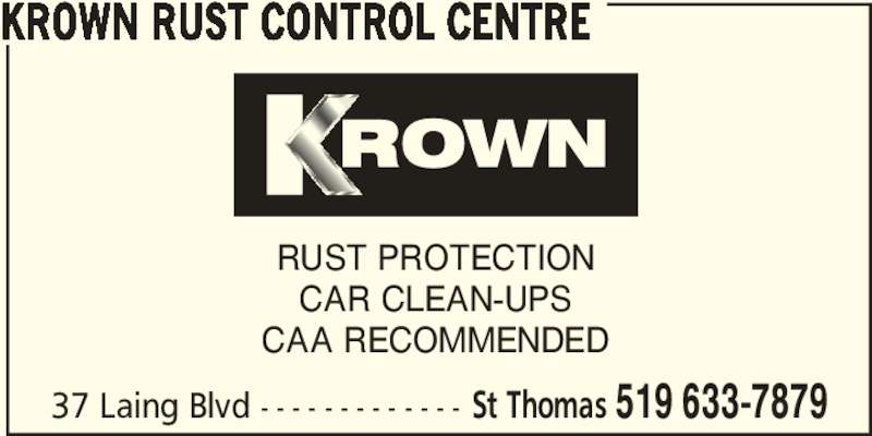 Krown rustproofing coupons ottawa