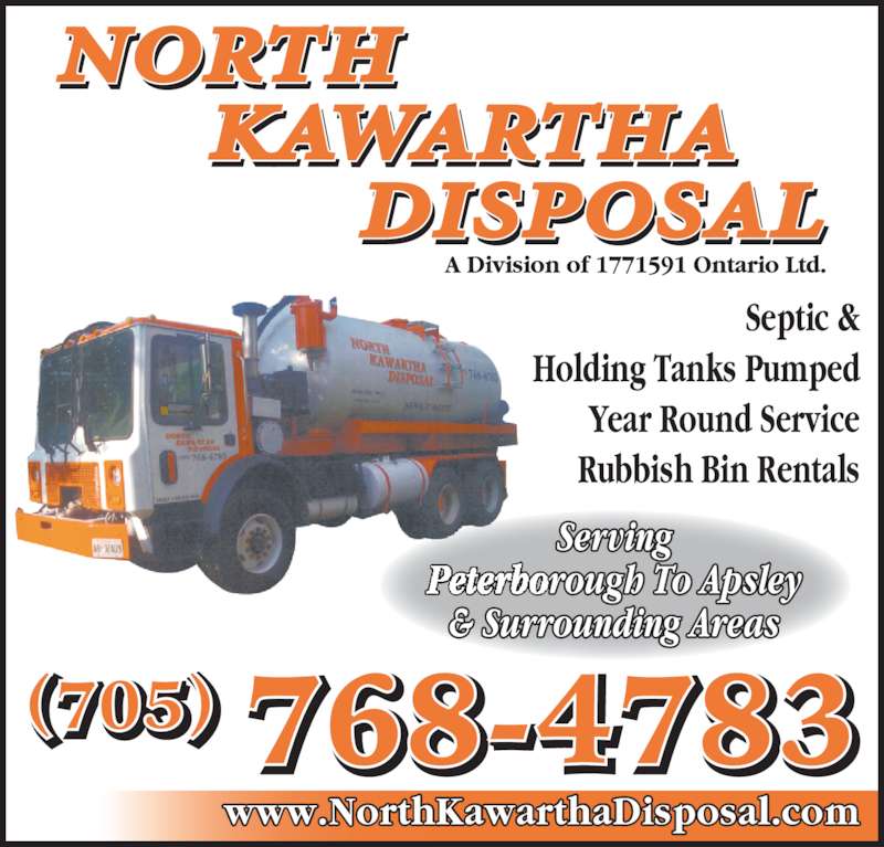 North Kawartha Disposal Opening Hours 4209 Hwy 28 RR 4, Lakefield, ON