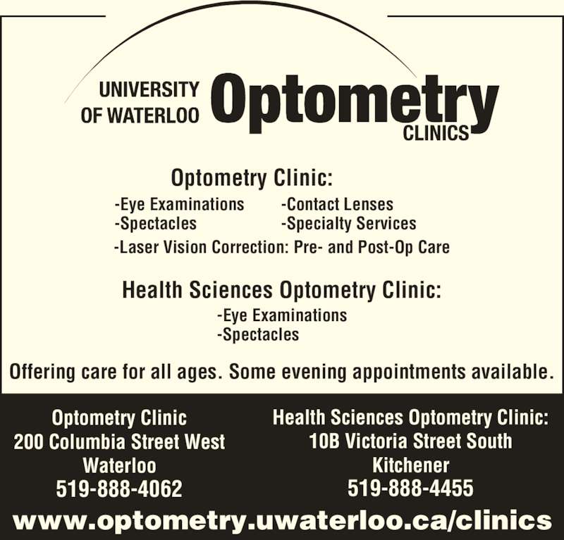 Optometry Clinic Victoria Street Kitchener Optometry Clinic Victoria Street Kitchener