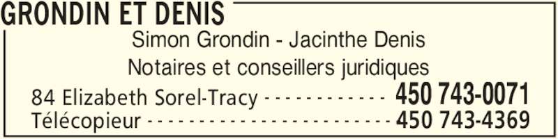 Grondins coupons