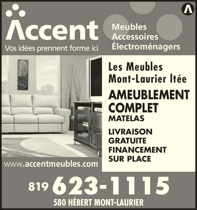 Meubles MontLaurier Opening Hours 580 rue Hébert, MontLaurier, QC