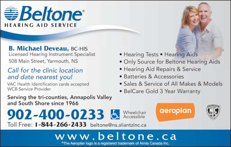 Beltone Hearing Aid Service Yarmouth, NS 508 Main St Canpages