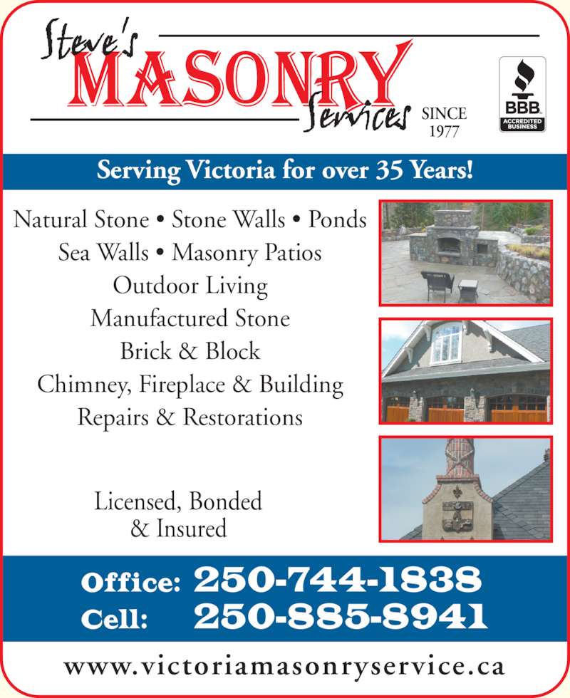 Steve's Masonry Service Opening Hours