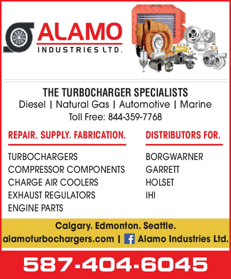 Alamo Industries Ltd - Opening Hours - 12151 Fort Rd NW ...