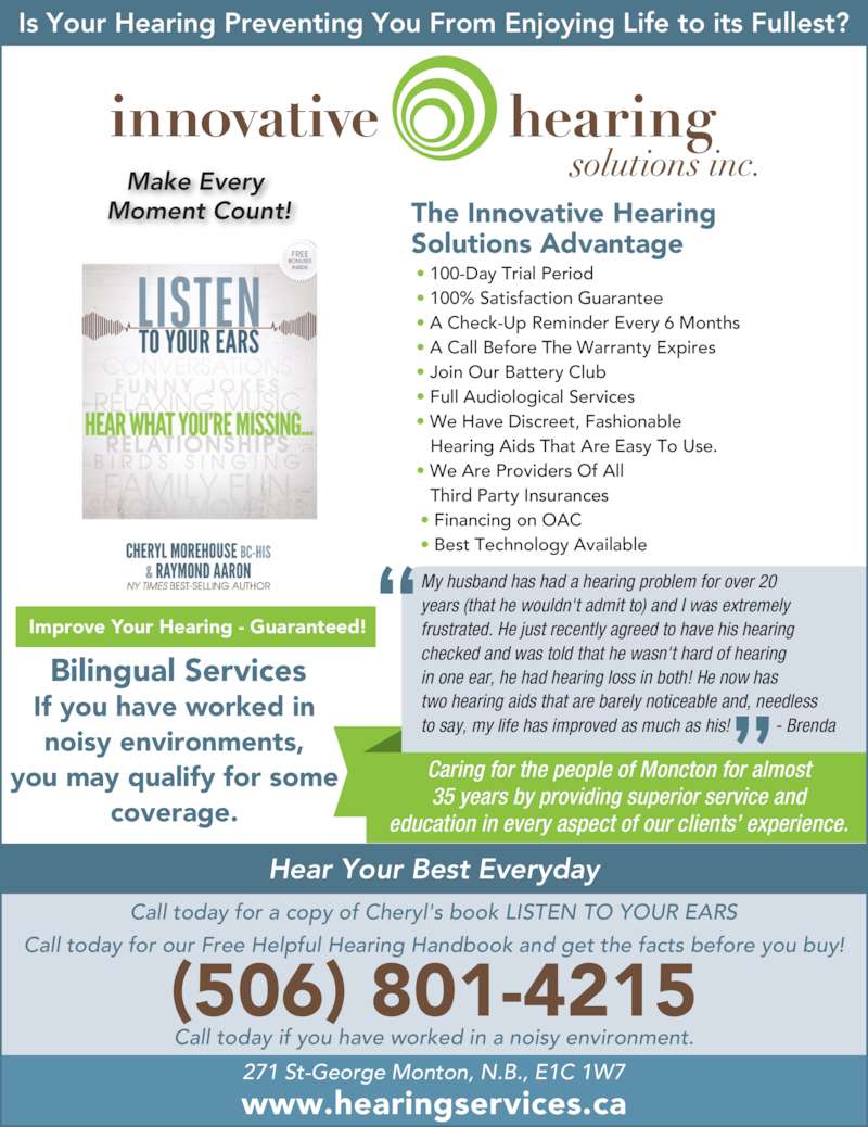 Innovative Hearing Solutions Inc Opening Hours 271 St St