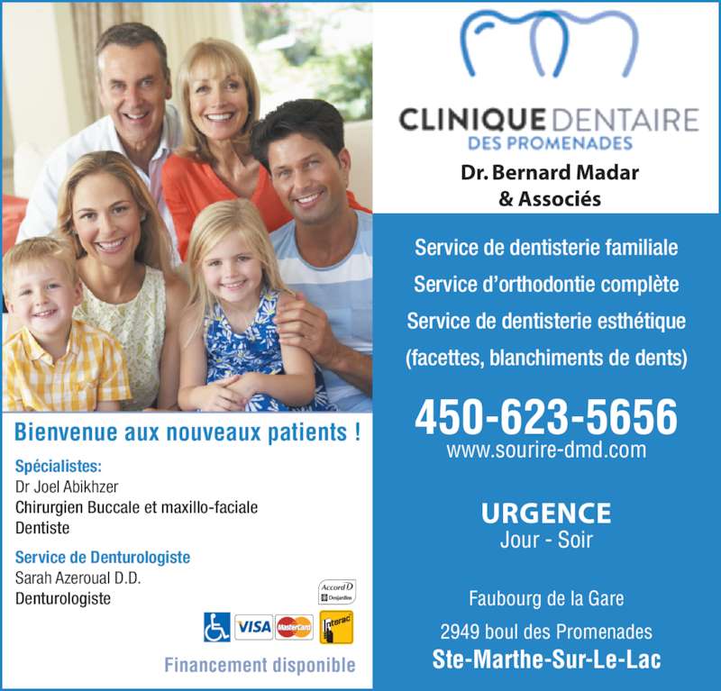 Clinique Dentaire des Promenades Horaire d'ouverture 1042949 boul