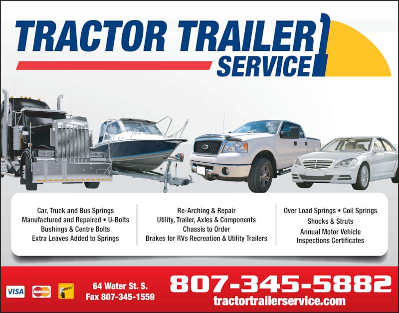Tractor Trailer Service 64 Water St S, Thunder Bay, ON