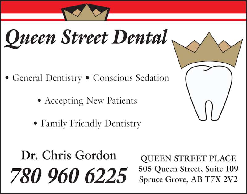 Queen Street Dental Opening Hours 109505 Queen St, Spruce Grove, AB