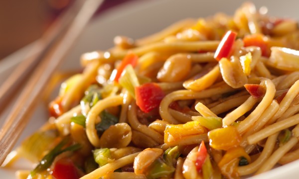 Whip up some cheesy pasta with banana peppers