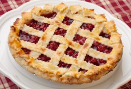 Pi Day recipe: checkerboard cherry pie