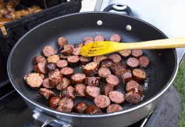 Get healthy with this sausage & homemade relish