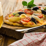 Bacon pizza: good for any meal of the day