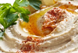 Recette de houmous et crudités