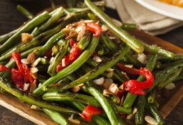 Recette de haricots verts accompagnés d’amandes fumées