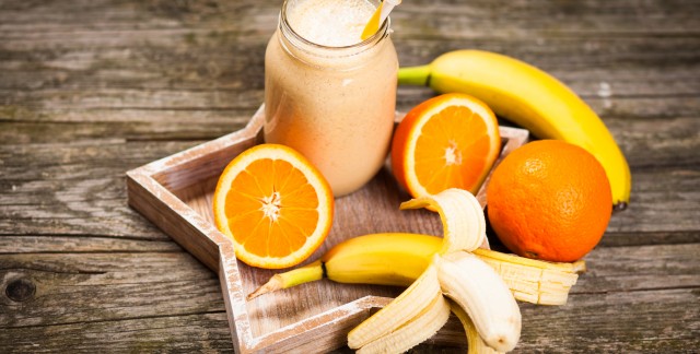 Recette de lait frappé orange banane
