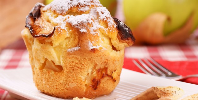 Recette de muffins de son aux pommes