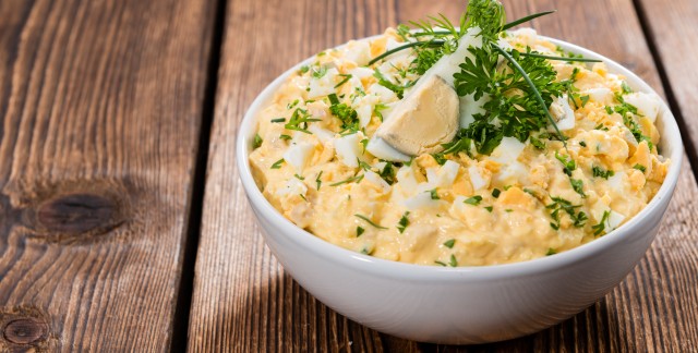 Salade aux œufs au curry